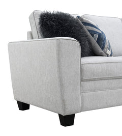 Enea Light Gray Sofa & Loveseat - Ornate Home