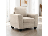 Enea Taupe Chair - Ornate Home