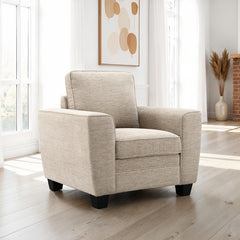 Enea Taupe Chair - Ornate Home