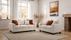 Enea Taupe Loveseat - Ornate Home