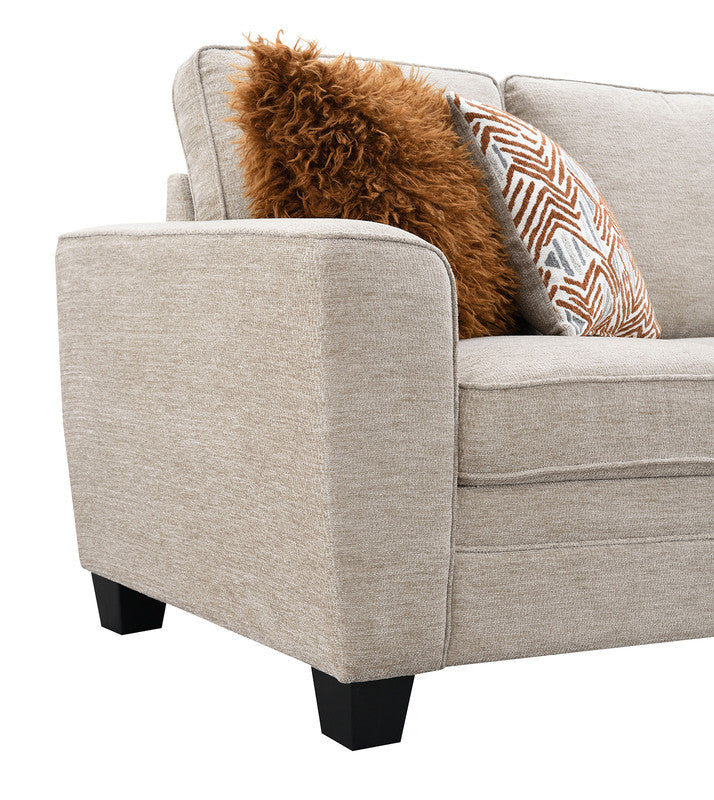 Enea Taupe Loveseat - Ornate Home