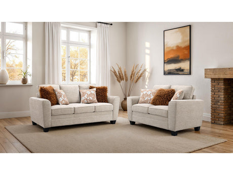 Enea Taupe Sofa & Loveseat - Ornate Home
