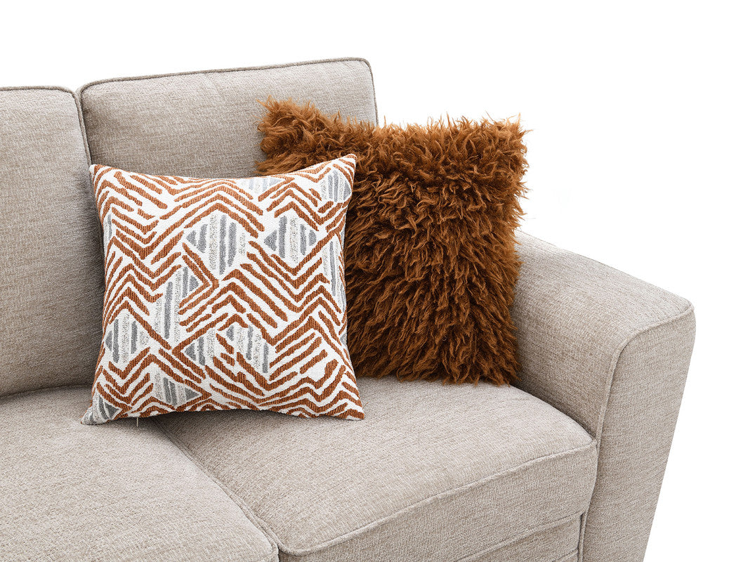 Enea Taupe Sofa - Ornate Home