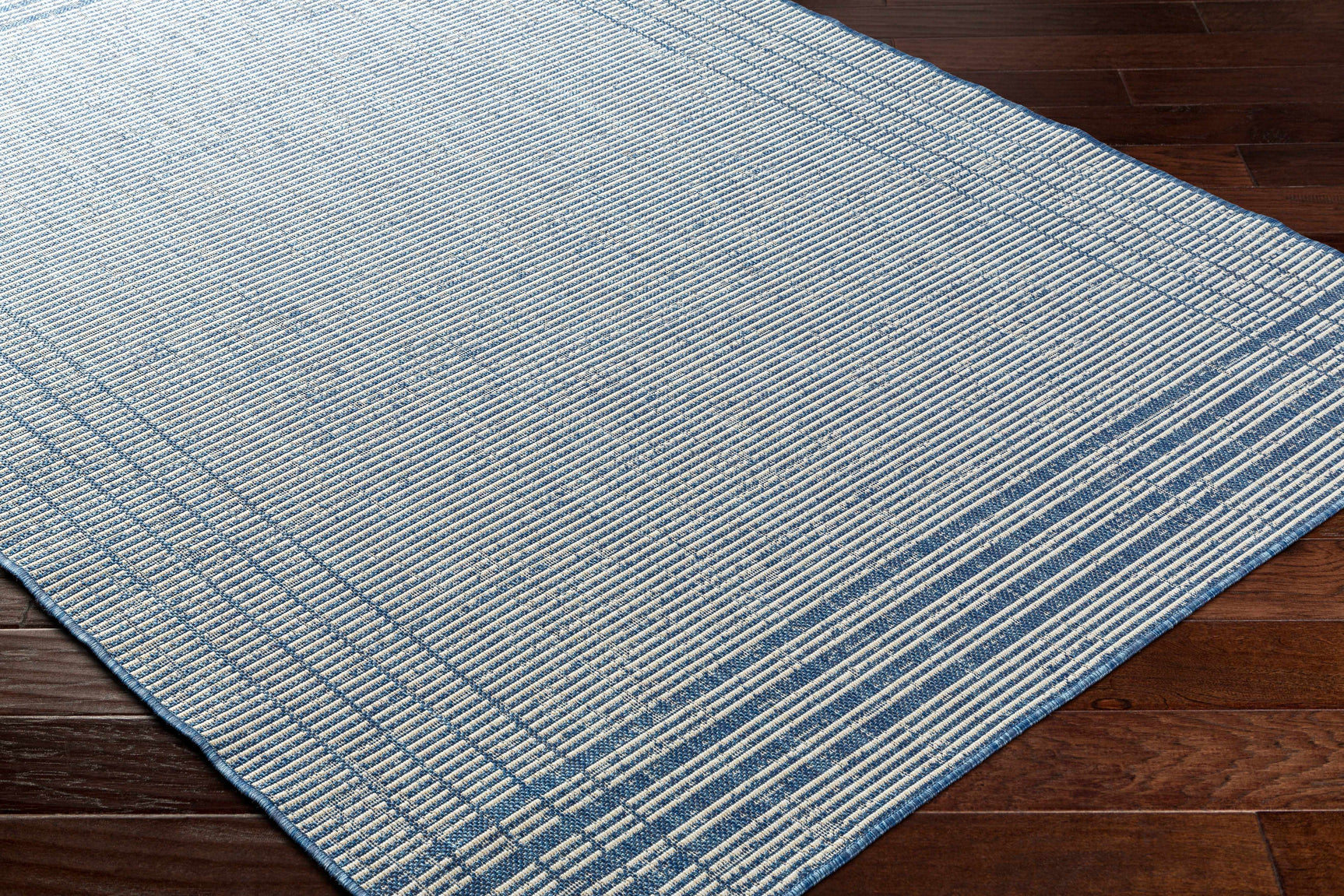 Eneco Blue Outdoor Area Rug - Clearance - Ornate Home