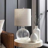 Enetai Glass White Table Lamp - Ornate Home