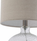 Enetai Glass White Table Lamp - Ornate Home