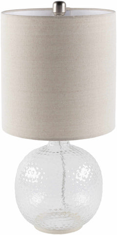 Enetai Glass White Table Lamp - Ornate Home