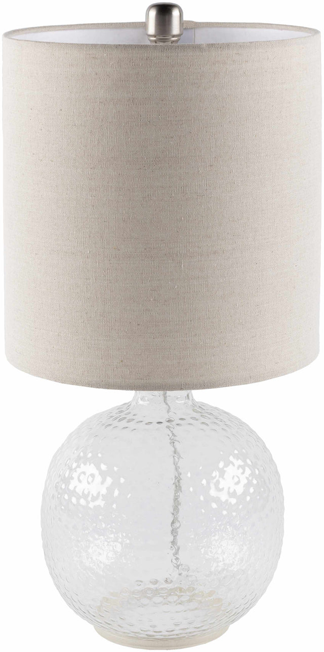 Enetai Glass White Table Lamp - Ornate Home