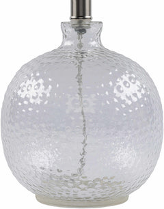 Enetai Glass White Table Lamp - Ornate Home