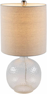 Enetai Glass White Table Lamp - Ornate Home