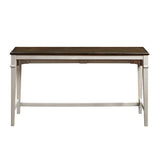 Enfield Brown/Antique White/Light Brown 4-Piece Pack Console Counter Height Set - Ornate Home