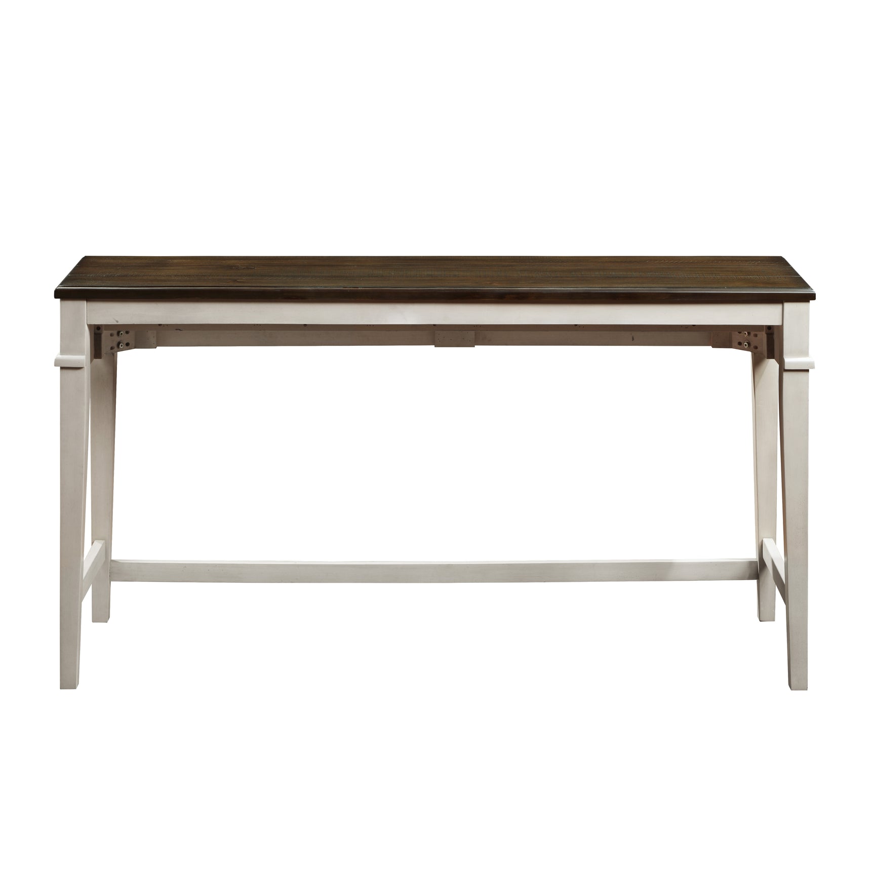 Enfield Brown/Antique White/Light Brown 4-Piece Pack Console Counter Height Set - Ornate Home