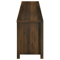 Enfield Dark Pine 71-inch TV Stand Fireplace Media Console - Ornate Home