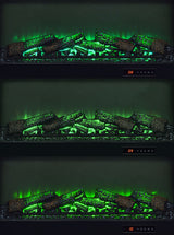 Enfield Dark Pine 71-inch TV Stand Fireplace Media Console - Ornate Home