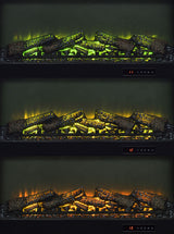 Enfield Dark Pine 71-inch TV Stand Fireplace Media Console - Ornate Home