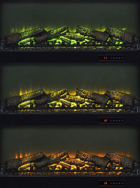 Enfield Dark Pine 71-inch TV Stand Fireplace Media Console - Ornate Home