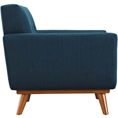 Engage Azure 2 Piece Armchair and Ottoman - Ornate Home