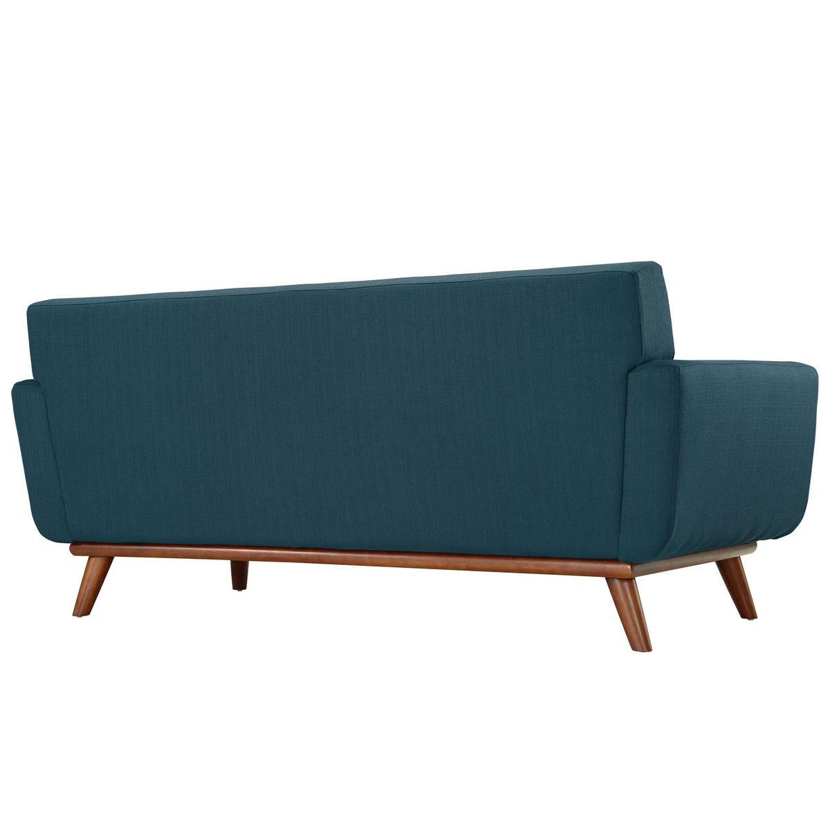Engage Azure Upholstered Fabric Loveseat - Ornate Home