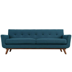 Engage Azure Upholstered Fabric Sofa - Ornate Home