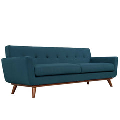 Engage Azure Upholstered Fabric Sofa - Ornate Home