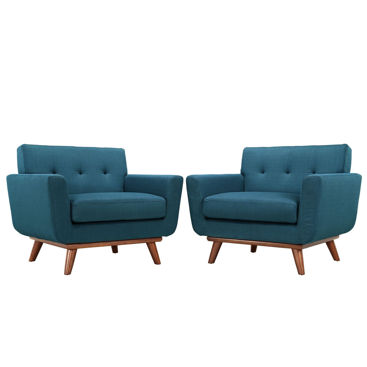 Engage Azure Wood Armchair (Set of 2) - Ornate Home