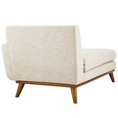 Engage Beige Right-Facing Upholstered Fabric Chaise - Ornate Home