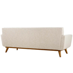 Engage Beige Upholstered Fabric Sofa - Ornate Home