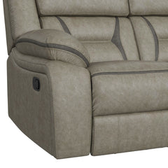Engage Corral Grey Motion Sofa with DDT, Drawer and PWS - Ornate Home