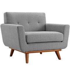 Engage Expectation Gray 2 Piece Armchair and Ottoman - Ornate Home