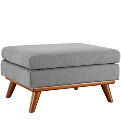 Engage Expectation Gray 2 Piece Armchair and Ottoman - Ornate Home