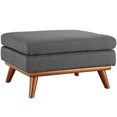 Engage Gray 2 Piece Armchair and Ottoman - Ornate Home