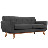 Engage Gray Armchairs and Loveseat (Set of 3) - Ornate Home
