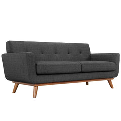 Engage Gray Armchairs and Loveseat (Set of 3) - Ornate Home