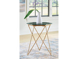 Engelton Green & Gold Accent Table - Ornate Home