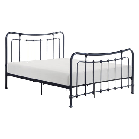 Engleside Gunmetal Full Platform Bed - Ornate Home