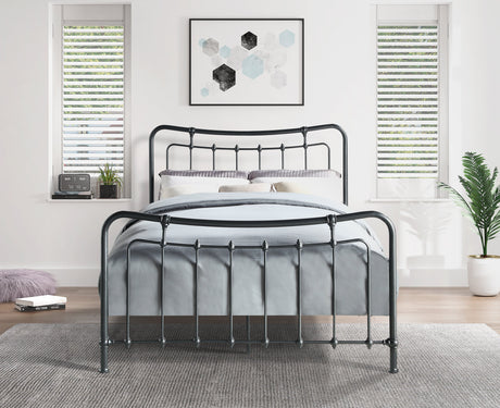 Engleside Gunmetal Full Platform Bed - Ornate Home