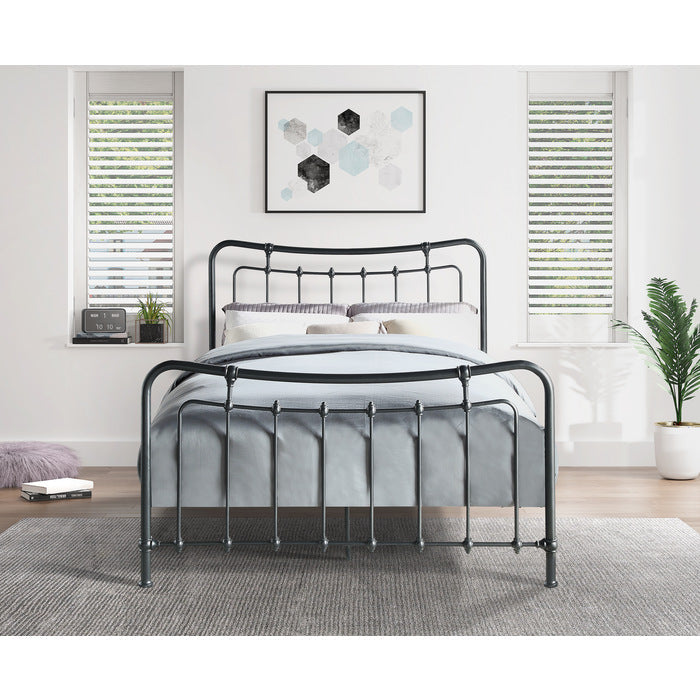 Engleside Gunmetal Full Platform Bed - Ornate Home