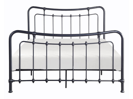 Engleside Gunmetal Queen Platform Bed - Ornate Home