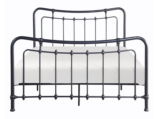 Engleside Gunmetal Queen Platform Bed - Ornate Home