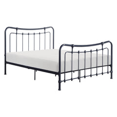 Engleside Gunmetal Queen Platform Bed - Ornate Home