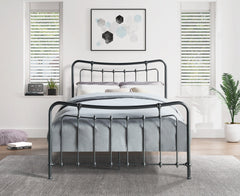 Engleside Gunmetal Queen Platform Bed - Ornate Home