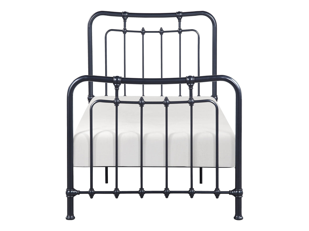 Engleside Gunmetal Twin Platform Bed - Ornate Home