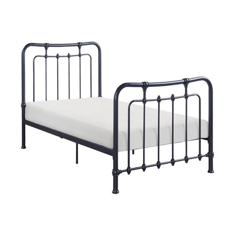 Engleside Gunmetal Twin Platform Bed - Ornate Home