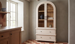 Enid Cream Tall Cabinet - Ornate Home