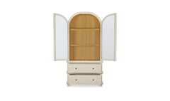 Enid Cream Tall Cabinet - Ornate Home