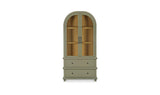 Enid Green Tall Cabinet - Ornate Home