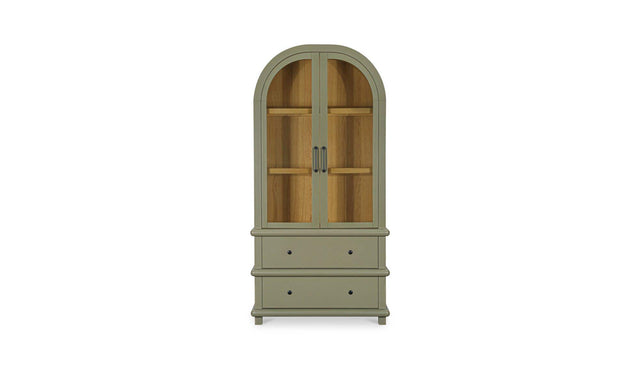 Enid Green Tall Cabinet - Ornate Home