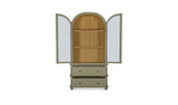 Enid Green Tall Cabinet - Ornate Home