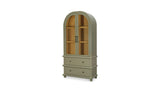 Enid Green Tall Cabinet - Ornate Home