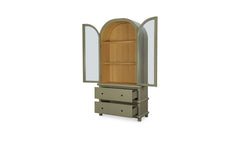 Enid Green Tall Cabinet - Ornate Home